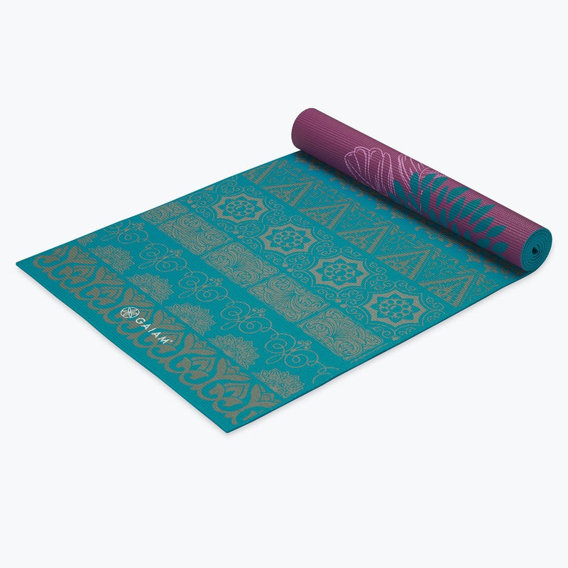Gaiam Kiku Reversible Yoga Mat 6mm