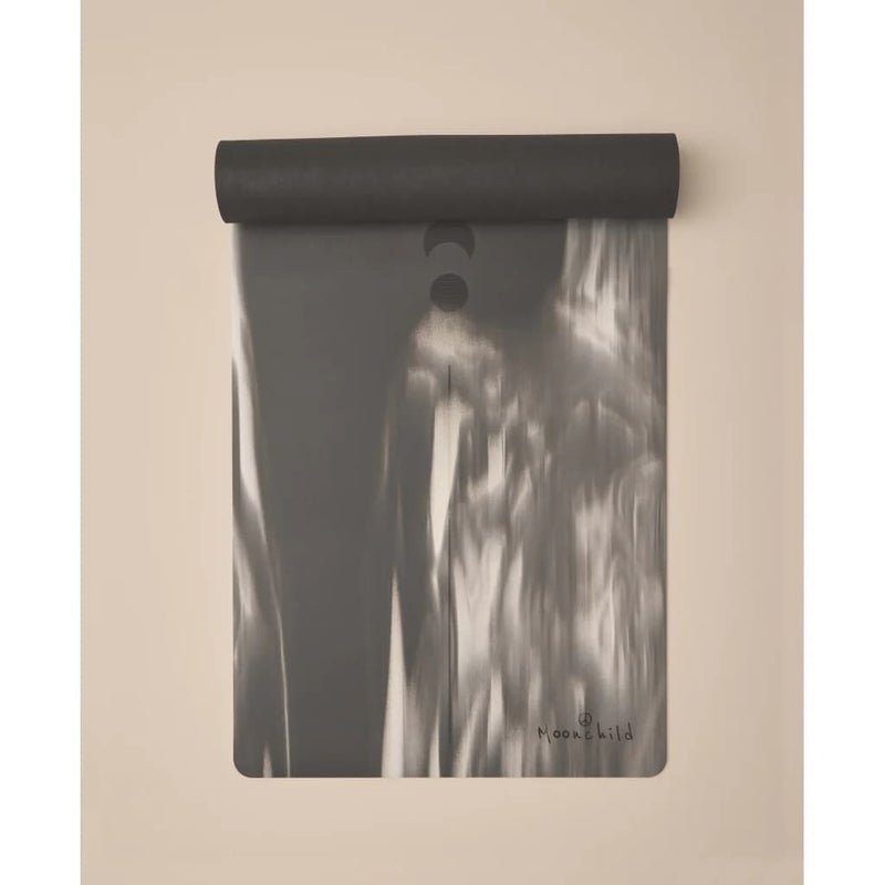 Moonchild Stay Grounded Melange Yoga Mat -ekologinen joogamatto (Black&White)