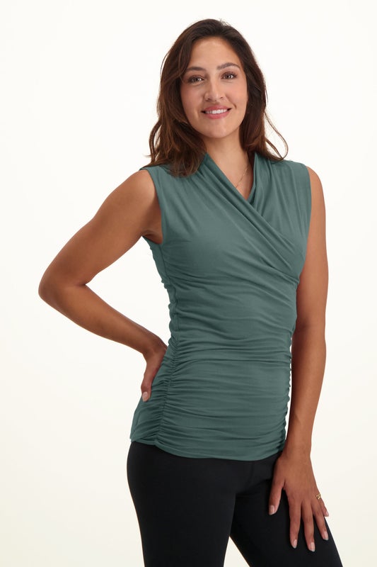 Urban Goddess Good Karma Top -joogatoppi (Forest)