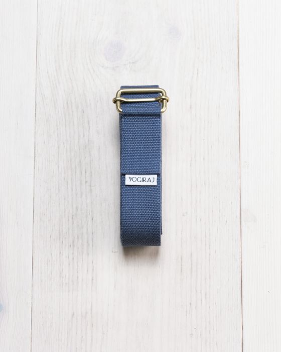 Yogiraj Yoga Belt Long -joogavy&ouml; 3m (Blueberry Blue)